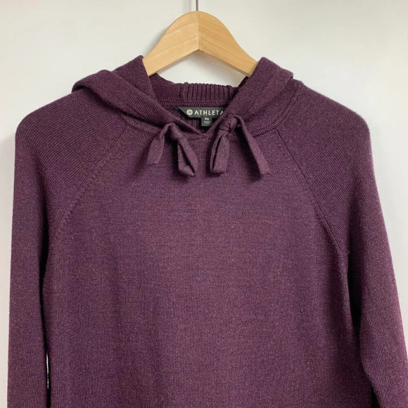 Athleta Women's Verona Auberge 352965-02‎ Merino Wool Blend Hoodie Size XS - Picture 4 of 11